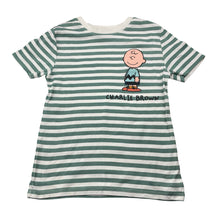 Load image into Gallery viewer, Boys H&amp;M, PEANUTS Charlie Brown cotton tee / top, GUC, size 7-8,  