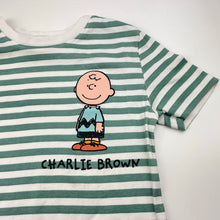 Load image into Gallery viewer, Boys H&amp;M, PEANUTS Charlie Brown cotton tee / top, GUC, size 7-8,  