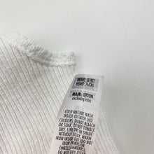 Load image into Gallery viewer, Unisex Bonds, ribbed cotton singlet top, FUC, size 0,  