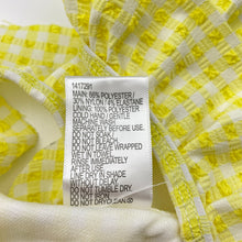 Load image into Gallery viewer, Girls Mango, checked swim top, EUC, size 2,  