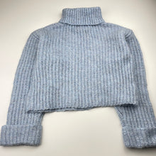 Load image into Gallery viewer, Girls Zara, chunky knit cropped sweater / jumper, EUC, size 9-10,  