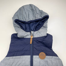 Load image into Gallery viewer, Boys Piping Hot, hooded puffer vest / sleeveless jacket, GUC, size 2,  