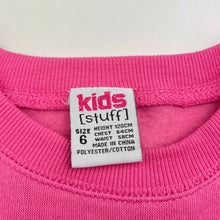 Load image into Gallery viewer, Girls Kids Stuff, fleece lined sweater / jumper, GUC, size 6,  