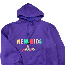 Load image into Gallery viewer, Girls CAMINO, fleece lined hoodie sweater, no size, armpit to armpit: 41cm, shoulder to cuff: 41cm, EUC, size 6-7,  