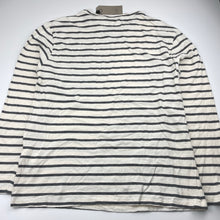 Load image into Gallery viewer, Boys Zara, striped soft feel long sleeve tee / top, NEW, size 11-12,  
