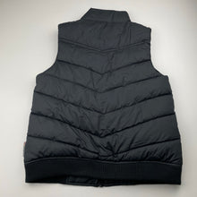 Load image into Gallery viewer, Unisex Gondwana, black puffer vest / sleeveless jacket, EUC, size 8,  