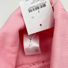Load image into Gallery viewer, Girls Target, ribbed stretchy skivvy top, NEW, size 7,  