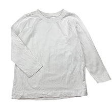 Load image into Gallery viewer, Boys Favourites, white cotton long sleeve tee / top, GUC, size 4,  