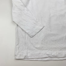 Load image into Gallery viewer, Boys Favourites, white cotton long sleeve tee / top, GUC, size 4,  