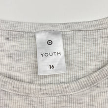 Load image into Gallery viewer, Girls Target, grey marle ribbed tank top, FUC, size 16,  