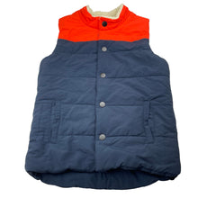 Load image into Gallery viewer, Boys The Kidstore, navy &amp; orange vest / jacket, EUC, size 10,  