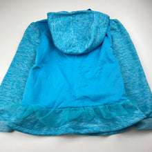 Load image into Gallery viewer, Girls Disney, Frozen fleece lined zip hoodie sweater *small mark chest*, NEW, size 7,  
