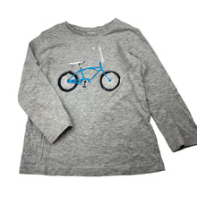 Load image into Gallery viewer, Boys Target, long sleeve tee / top, bicycle, GUC, size 5,  