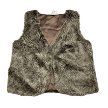 Load image into Gallery viewer, Girls Miss Understood, lined faux fur vest, single hook fasten, GUC, size 14,  