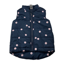 Load image into Gallery viewer, Girls Kids &amp; Co, navy puffer vest / jacket, EUC, size 3,  