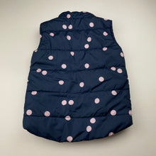 Load image into Gallery viewer, Girls Kids &amp; Co, navy puffer vest / jacket, EUC, size 3,  