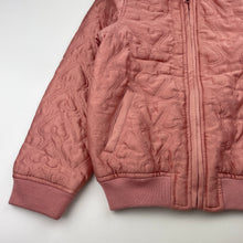 Load image into Gallery viewer, Girls Milkshake, pink quilted zip up jacket, EUC, size 8,  