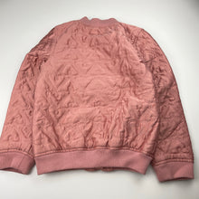 Load image into Gallery viewer, Girls Milkshake, pink quilted zip up jacket, EUC, size 8,  
