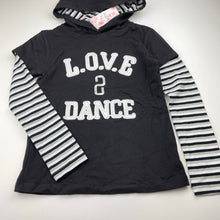 Load image into Gallery viewer, Girls Funky Babe, stretchy long sleeve hooded top, NEW, size 10,  