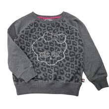 Load image into Gallery viewer, Girls MONSTER HIGH, grey sweater / jumper, skull, GUC, size 7,  