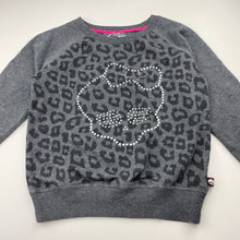 Load image into Gallery viewer, Girls MONSTER HIGH, grey sweater / jumper, skull, GUC, size 7,  