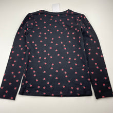 Load image into Gallery viewer, Girls Target, stretchy long sleeve tee / top, ladybirds, NEW, size 7,  