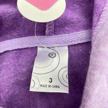 Load image into Gallery viewer, Girls Target, embroidered fleece lined zip hoodie sweater, NEW, size 3,  