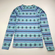 Load image into Gallery viewer, Girls Crane, Snow Extreme long sleeve thermal top, EUC, size 8,  