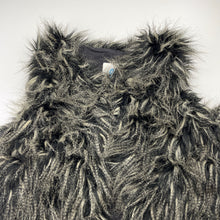 Load image into Gallery viewer, Girls Cotton On, cotton lined faux fur vest, singlet hook fasten, EUC, size 10,  