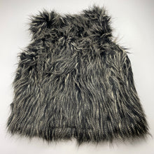Load image into Gallery viewer, Girls Cotton On, cotton lined faux fur vest, singlet hook fasten, EUC, size 10,  