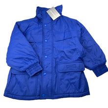 Load image into Gallery viewer, Unisex GOLDEN LEAF, fleece lined jacket / coat, foldaway hood, NEW, size 5,  