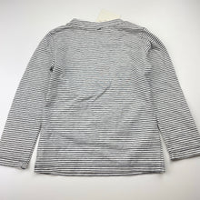 Load image into Gallery viewer, Unisex Kardashian Kids, striped cotton henley top, NEW, size 4,  
