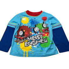 Load image into Gallery viewer, Boys THOMAS &amp; FRIENDS, long sleeve pyjama top, EUC, size 3,  