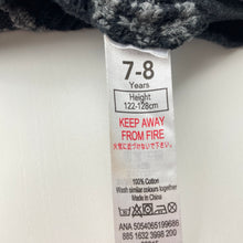 Load image into Gallery viewer, Boys George, black &amp; grey knitted cotton sweater / jumper, EUC, size 7-8,  
