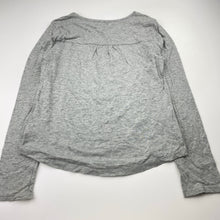 Load image into Gallery viewer, Girls GAP, soft cotton long sleeve top, sequin owl, light mark on cuff, FUC, size 8,  