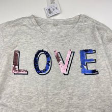 Load image into Gallery viewer, Girls Kids &amp; Co, flip sequin cotton long sleeve top, NEW, size 9,  