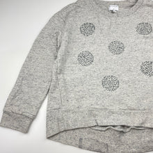 Load image into Gallery viewer, Girls Witchery, grey cotton sweater / jumper, marks back hem, FUC, size 10,  