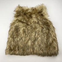 Load image into Gallery viewer, Girls H&amp;T, lined faux fur vest, 2 hook fasten, EUC, size 4,  