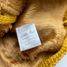 Load image into Gallery viewer, Girls Little Star, fleece lined knitted sweater / cardigan, armpit to armpit: 32cm, shoulder to cuff: 30cm, NEW, size 1-2,  