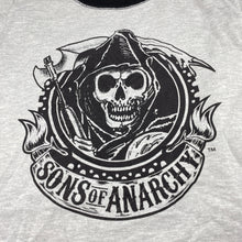 Load image into Gallery viewer, Boys SONS OF ANARCHY, fleece lined sweater / jumper, skull, EUC, size 12,  