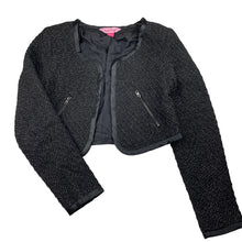 Load image into Gallery viewer, Girls Pink Sugar, woven cropped jacket (open style), EUC, size 12,  