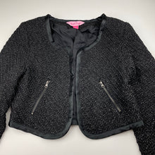 Load image into Gallery viewer, Girls Pink Sugar, woven cropped jacket (open style), EUC, size 12,  