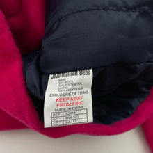 Load image into Gallery viewer, Girls JoJo Maman Bebe, fuchsia wool blend duffle coat / jacket, NEW, size 1-2,  