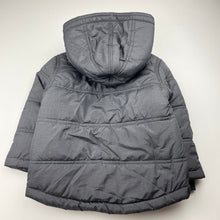 Load image into Gallery viewer, Boys Target, grey puffer jacket / coat, FUC, size 2,  