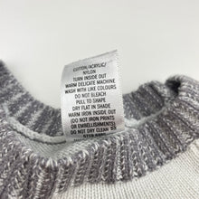 Load image into Gallery viewer, Girls Target, grey &amp; pink knitted sweater / jumper, GUC, size 10,  