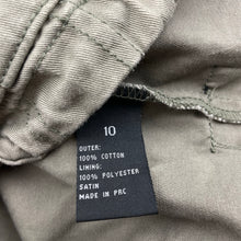 Load image into Gallery viewer, Boys Bauhaus, khaki cotton jacket, marks right cuff, FUC, size 10,  