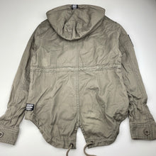 Load image into Gallery viewer, Boys Bauhaus, khaki cotton jacket, marks right cuff, FUC, size 10,  