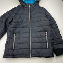 Load image into Gallery viewer, Boys Target, black puffer jacket / coat, EUC, size 7,  