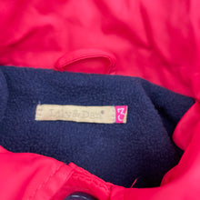 Load image into Gallery viewer, Girls Lily &amp; Dan, fleece lined waterproof jacket / coat, EUC, size 3,  