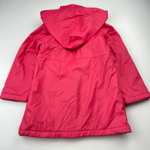 Load image into Gallery viewer, Girls Lily &amp; Dan, fleece lined waterproof jacket / coat, EUC, size 3,  